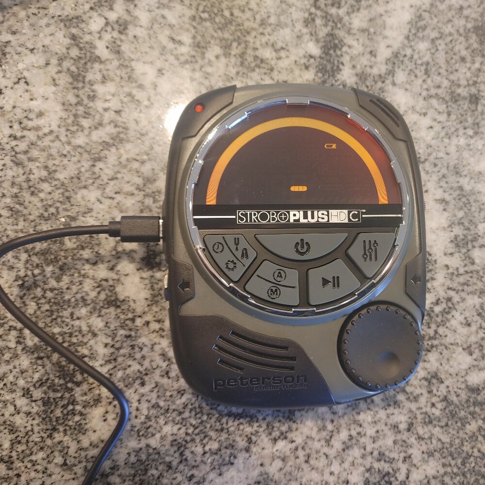 Peterson StroboPlus HDC Chromatic Handheld Desktop Strobe Tuner